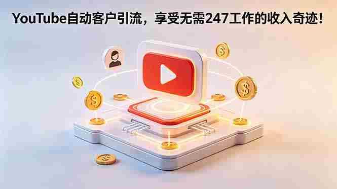 (18658期)YouTube 自动客户引流,享受无需 247 工作的收入奇迹!【原创双语字幕】-有道网创