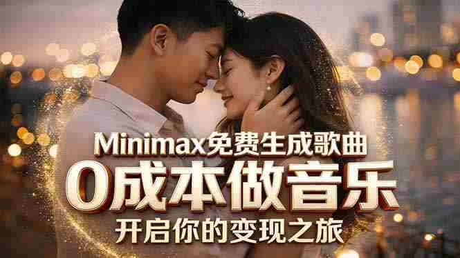 (18401期)Minimax免费生成歌曲实测!0成本做音乐,说唱流行Lofi一键生成-有道网创