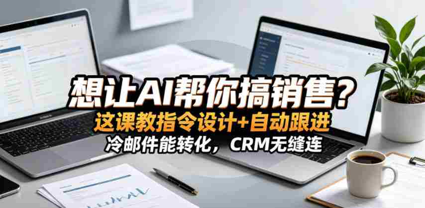 想让AI帮你搞销售？这课教指令设计+自动跟进，冷邮件能转化，CRM无缝连！【原创双语字幕】-有道网创