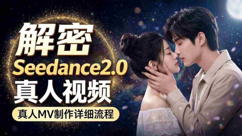 Seedance 2.0解密教程：零基础制作真人MV全流程-有道网创