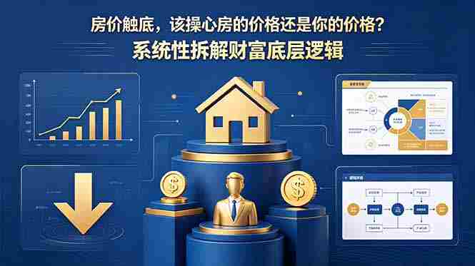 (18602期)付费文章:房价触底,该操心房的价格还是你的价格?系统性拆解财富底层逻辑-有道网创