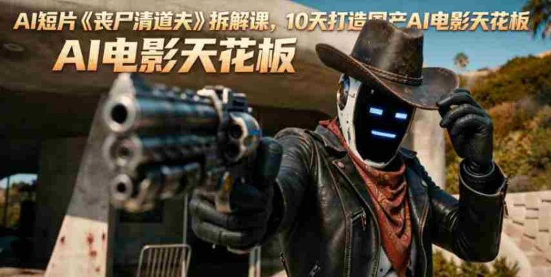 AI短片《丧尸清道夫》拆解课，10天打造国产AI电影天花板-有道网创