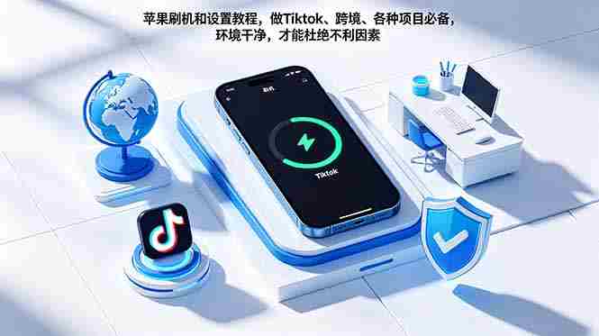 (18558期)苹果刷机和设置教程,做Tiktok、跨境、各种项目必备,环境干净,才能杜绝不利因素-有道网创