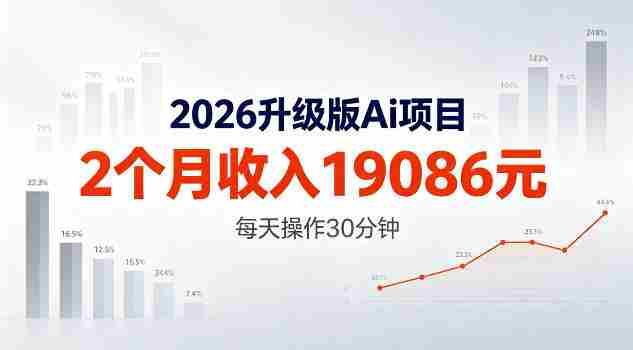 2026升级版Ai任务,2个月收入19086米,熟练后每天操作30分钟!【揭秘】-有道网创