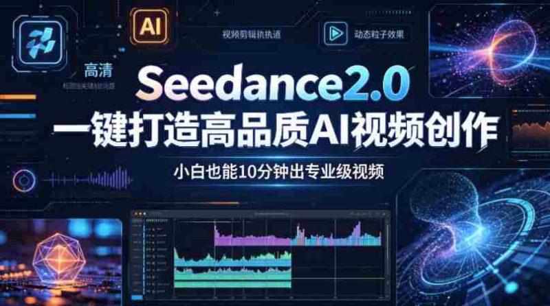 Seedance2.0一键打造高品质AI视频创作,小白也能10分钟出专业级视频-有道网创