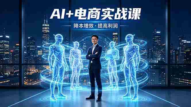 (18328期)AI+电商实战课,1人+N个AI 智能体,把SOP变AI员工,实现降本增效提高利润-有道网创