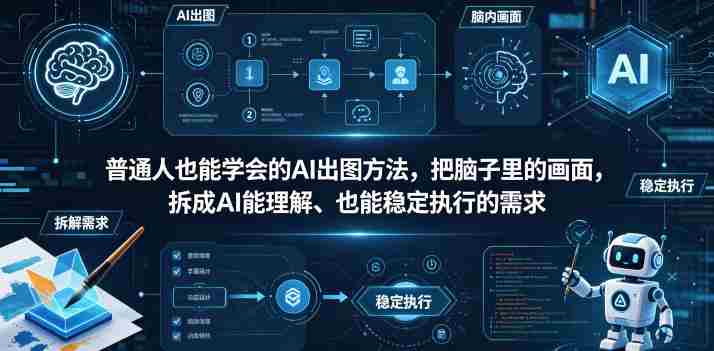 普通⼈也能学会的AI出图⽅法，把脑子里的画面，拆成AI能理解、也能稳定执行的需求【文档】-有道网创
