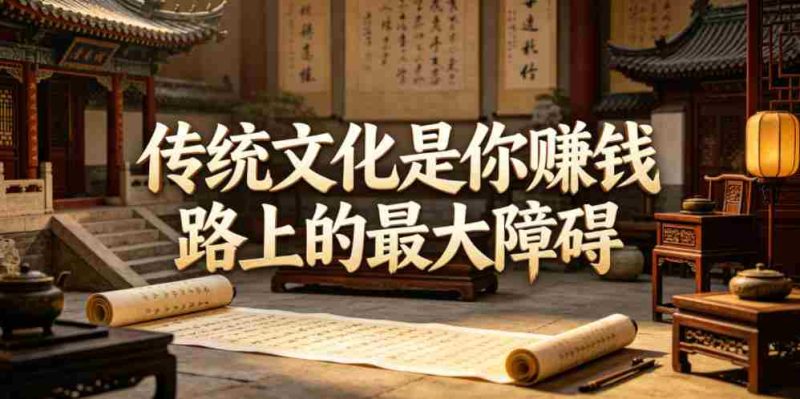 付费文章：传统文化是你賺钱路上的最大障碍-有道网创