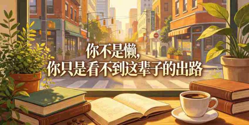 付费文章：你不是懒，你只是看不到这辈子的出路-有道网创
