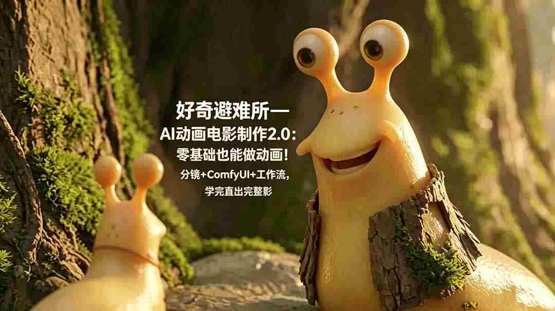 （18924期）好奇避难所—AI动画电影制作2.0：零基础也能做动画！分镜+ComfyUI+工作流，学完直出完整影片-有道网创