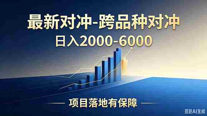 (18843期)跨品种对冲震撼首发!日收益2000-6000+,项目绿色长久,安全稳健,合规靠谱,可批量放大-有道网创