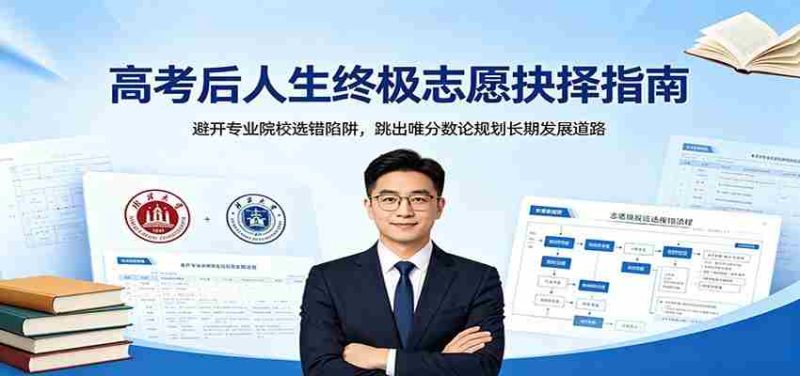 高考后人生终极志愿抉择指南:避开专业院校选错陷阱,跳出唯分数论规划长期发展道路-有道网创