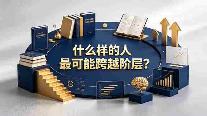 (19014期)付费文章:什么样的人最可能跨越阶层?具备这五种特质,普通人也能顺利跨越阶层-有道网创