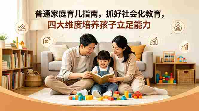（18755期）付费文章：普通家庭育儿指南，抓好社会化教育，四大维度培养孩子立足能力-有道网创