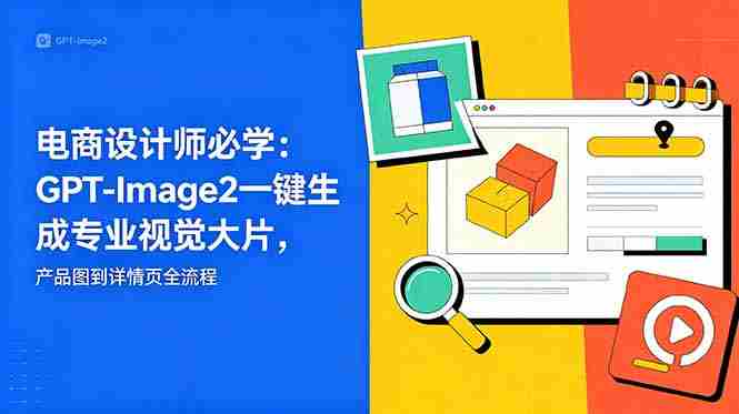 (18693期)电商设计师必学-更新:GPT-Image2一键生成专业视觉大片,产品图到详情页全流程-有道网创