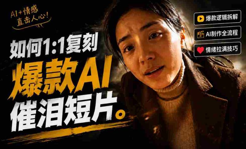 豆包+Gemini生成真人AI短剧-拆解复刻百万爆款第一人称短片,一站式讲透爆款复刻全流程-有道网创