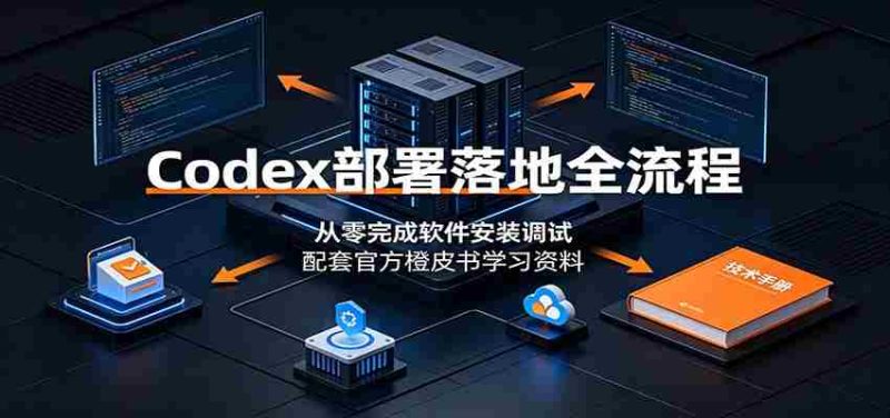 Codex部署落地全流程:从零完成软件安装调试,配套官方橙皮书学习资料-有道网创