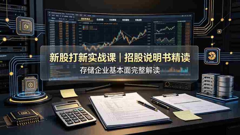 (19255期)付费文章:新股打新实战课|招股说明书精读,存储企业基本面完整解读-有道网创