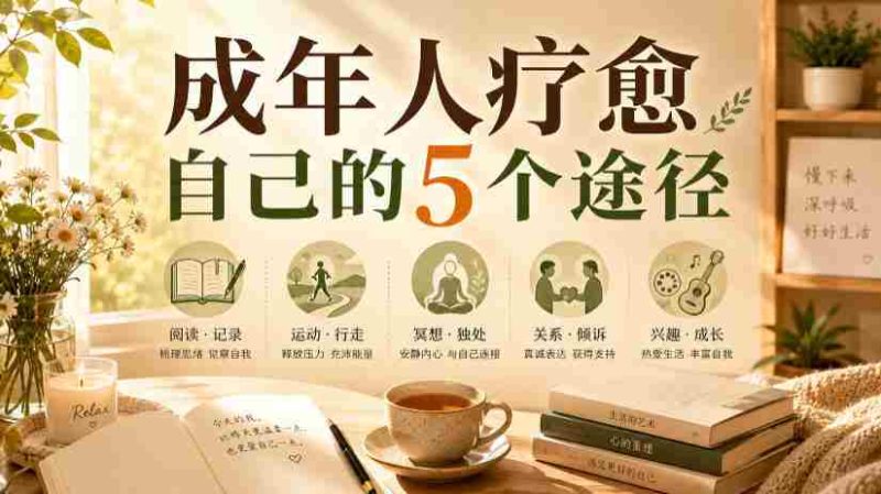 付费文章：成年人疗愈自己的5个途径-有道网创