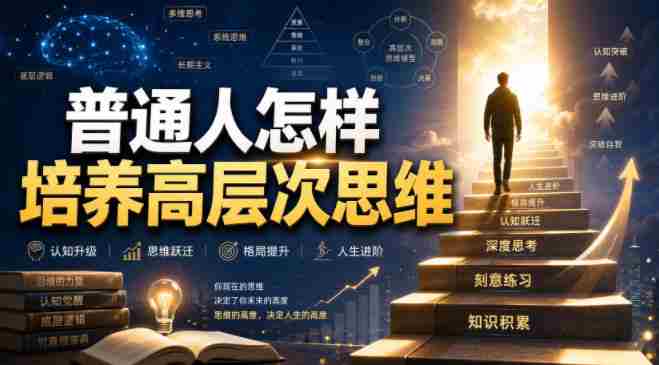 付费文章:普通人怎样培养高层次思维-有道网创