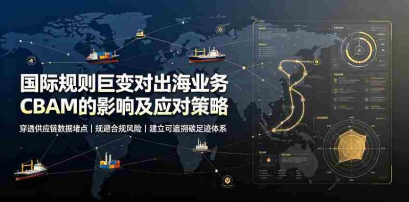 国际规则巨变对出海业务CBAM的影响及应对策略,帮助企业穿透供应链数据堵点,规避合规风险-有道网创