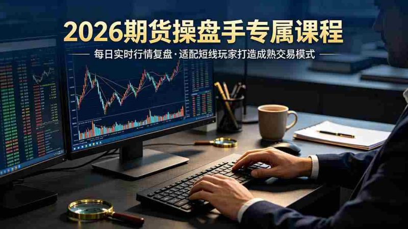 (19300期)2026期货操盘手专属课程-更新7月11,每日实时行情复盘,适配短线玩家打造成熟交易模式-有道网创