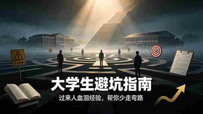 (19195期)付费文章:大学生避坑指南 ,过来人血泪经验,帮你少走弯路-有道网创