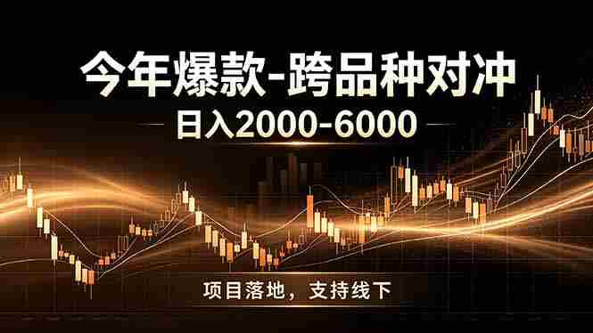 (19179期)全新跨品种对冲模式上线!日稳定盈利 2000-6000,合规长久可批量放大-有道网创