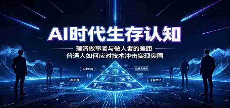 AI时代生存认知:理清做事者与做人者的差距,普通人如何应对技术冲击实现突围-有道网创