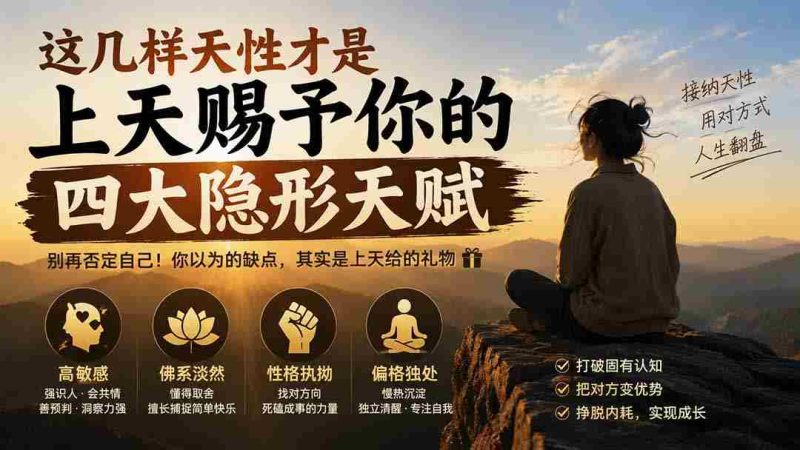 （19984期）付费文章：这几样天性才是上天赐予你的四大隐形天赋-有道网创