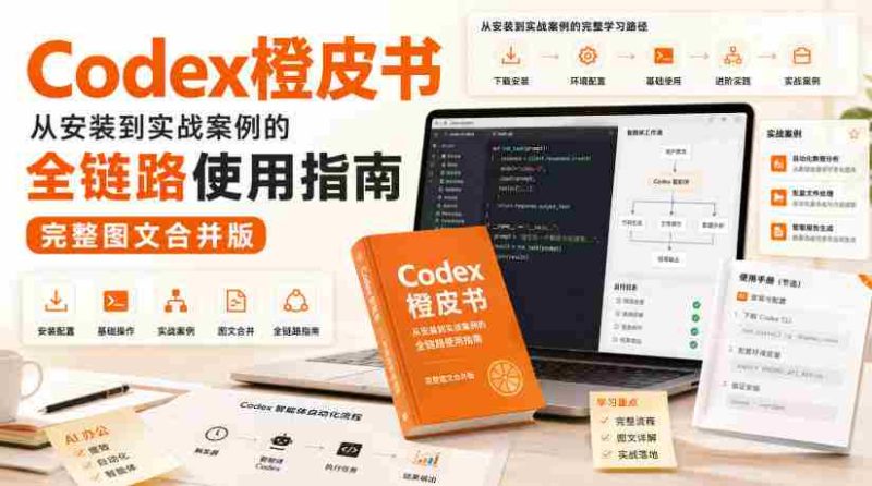 Codex橙皮书,从安装到实战案例的全链路使用指南,完整图文合并版-有道网创