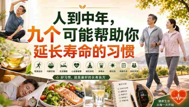 付费文章:人到中年,九个可能帮助你延长寿命的习惯-有道网创