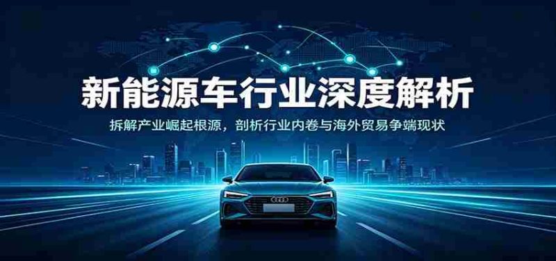 新能源车行业深度解析:拆解产业崛起根源,剖析行业内卷与海外贸易争端现状-有道网创