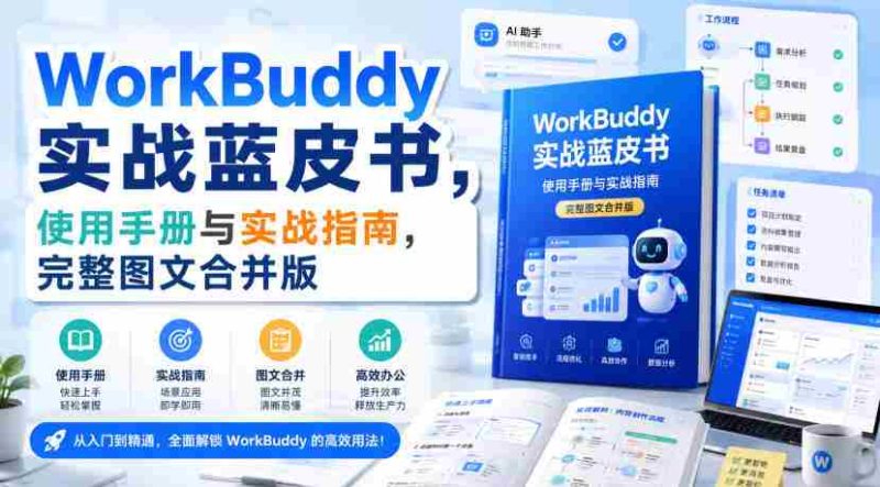 WorkBuddy实战蓝皮书,使用手册与实战指南,完整图文合并版-有道网创