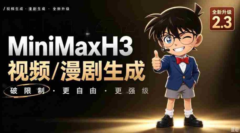 【MiniMaxH3一键懒人整合包】AI视频/漫剧生成工具，支持30_40_50显卡，ComfyUI整合包安装部署！最低8g显存也能跑！-有道网创
