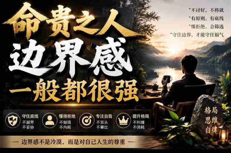 （19588期）付费文章：命贵之人，边界感一般都很强，从五大维度拆解建立强边界的实操方法-有道网创