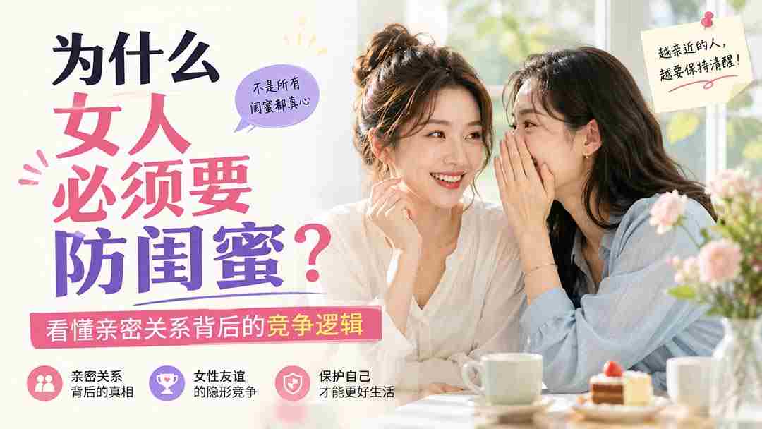 （20114期）付费文章：为什么女人必须要防闺蜜？看懂亲密关系背后的竞争逻辑-有道网创