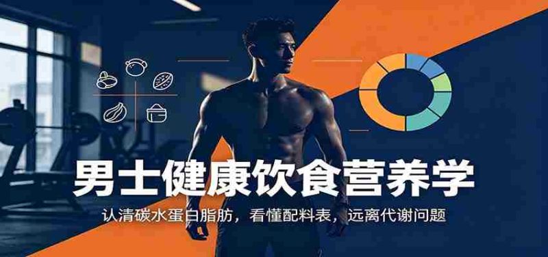 男士健康饮食营养学:认清碳水蛋白脂肪,看懂配料表,远离代谢问题-有道网创