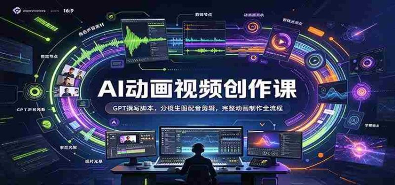 探索AI动画制作奥秘:GPT助你撰写剧本,分镜头绘画与配音剪辑,全方位掌握动画制作全程技巧-有道网创