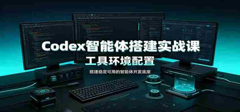 Codex智能体搭建实战课:工具环境配置,自定义技能开发,多业务自动化教学-有道网创