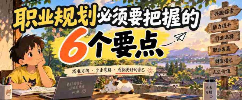 付费文章:职业规划必须要把握的6个要点-有道网创
