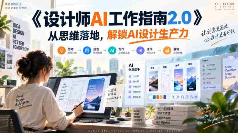 AI设计新篇章:设计师进阶宝典2.0,解锁高效创作秘籍-有道网创