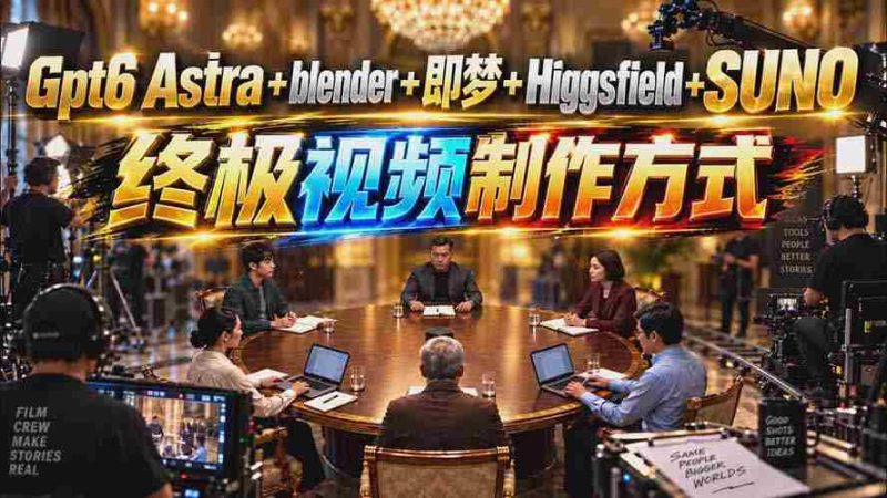 探索新境界:GPT-6引擎联动Blender、即梦、Higgsfield与Suno,打造影视制作巅峰之道-有道网创