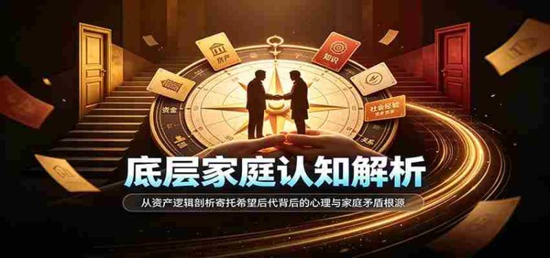 底层家庭认知解析:从资产逻辑剖析寄托希望后代背后的心理与家庭矛盾根源-有道网创