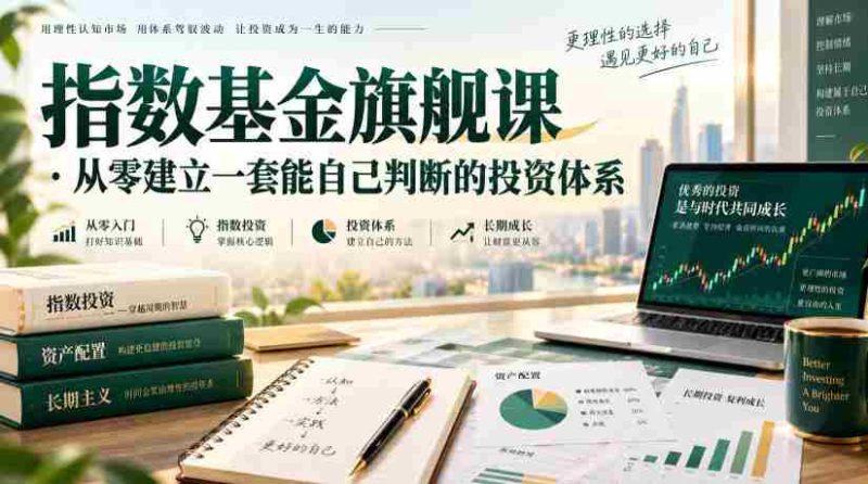 指数基金旗舰课·从零建立一套能自己判断的投zi体系-有道网创