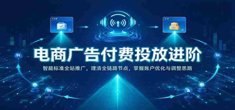 揭秘电商广告投放高阶策略：全站智能推广解析，梳理全链路关键节点，精通账户优化与策略调整-有道网创
