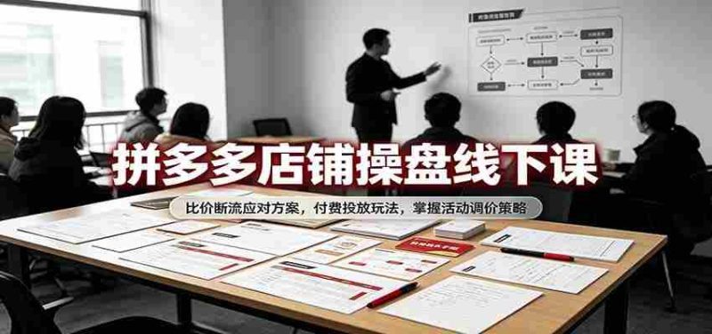 揭秘拼多多线下实战:破解比价困境,深度解析付费推广技巧,高效掌握活动价格调控术-有道网创
