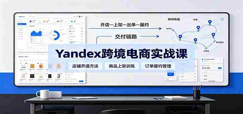 yandex跨境电商实战课:平台入门、开店、物流、选品上架与定价全流程-有道网创