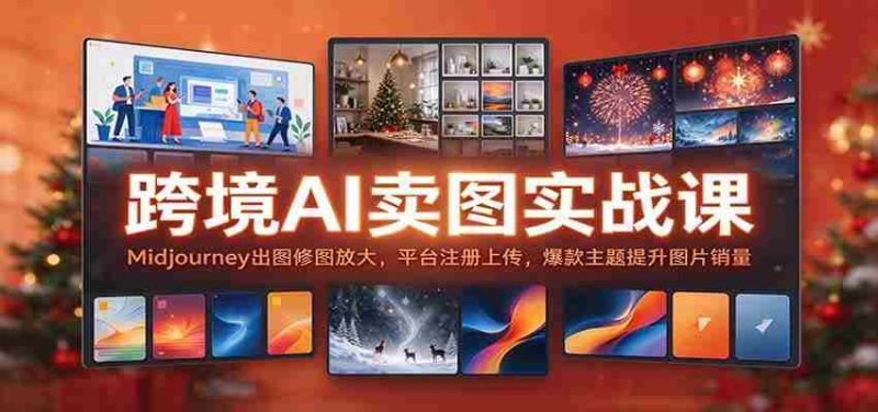 探索跨境AI图像营销之道:Midjourney图像处理与优化技巧,轻松注册平台,打造爆款主题,提升图片销售业绩-有道网创