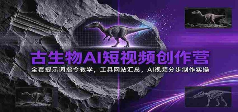 探秘古生物世界:AI短视频制作秘籍大公开,带你掌握全攻略!-有道网创